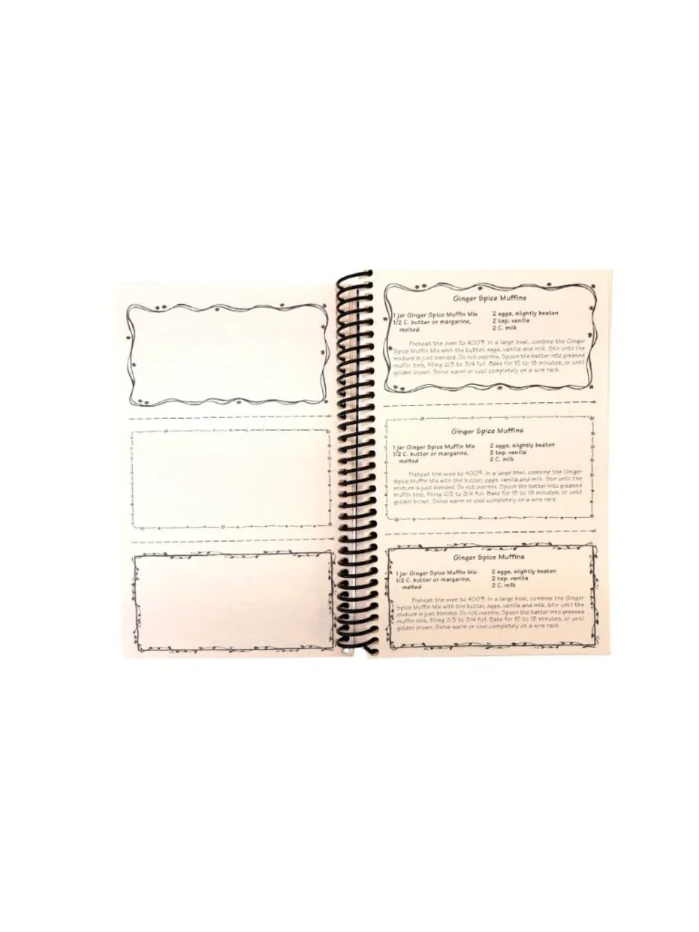Vintage Gifts In A Jar Muffins & Breads Recipe Book Spiral-Bound 2001 DIY Ideas